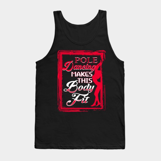 Pole Dancing Fitness Tank Top by Mila46